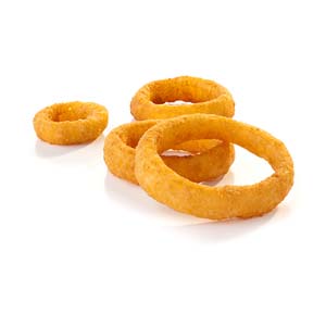 1/2" Beer-Flavoured Crispy Tempura Onion Rings
