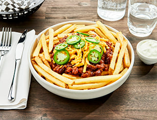 Frites Au Chili Et Fromage