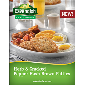 Herb & Cracked Pepper Hash Brown Sell Sheet