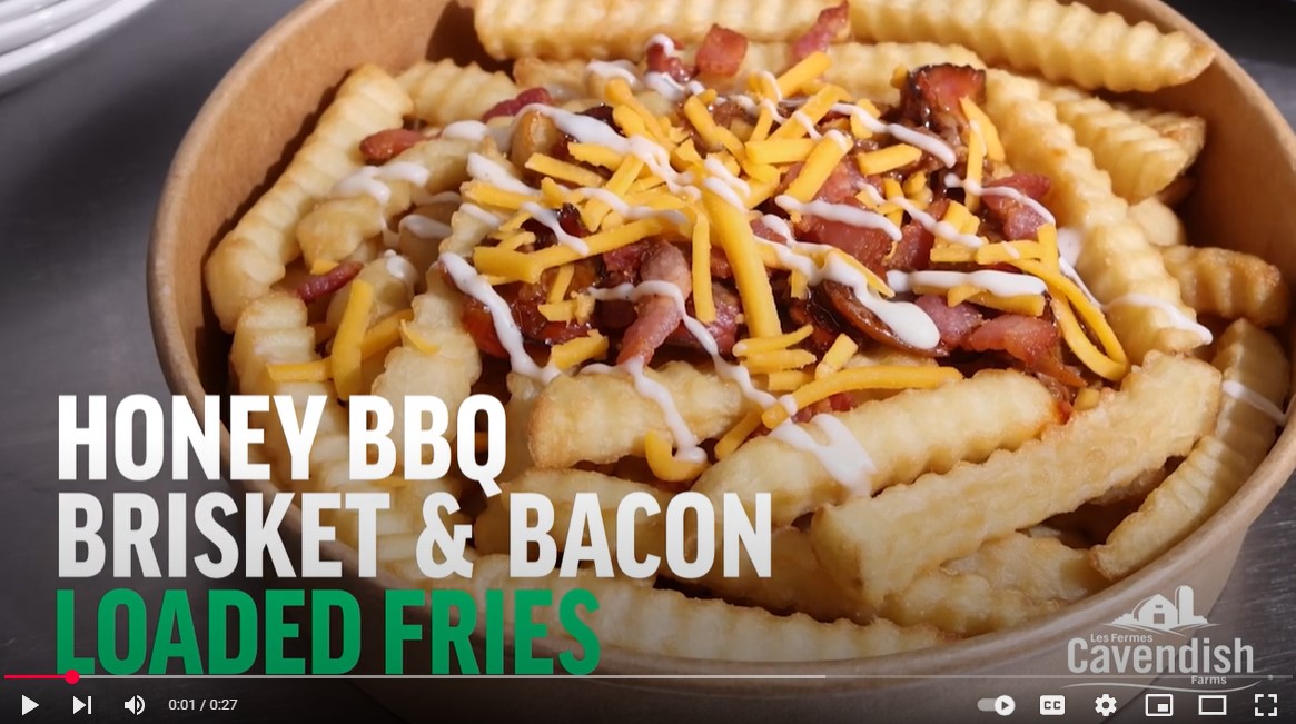 Honey BBQ Brisket and Bacon Fries