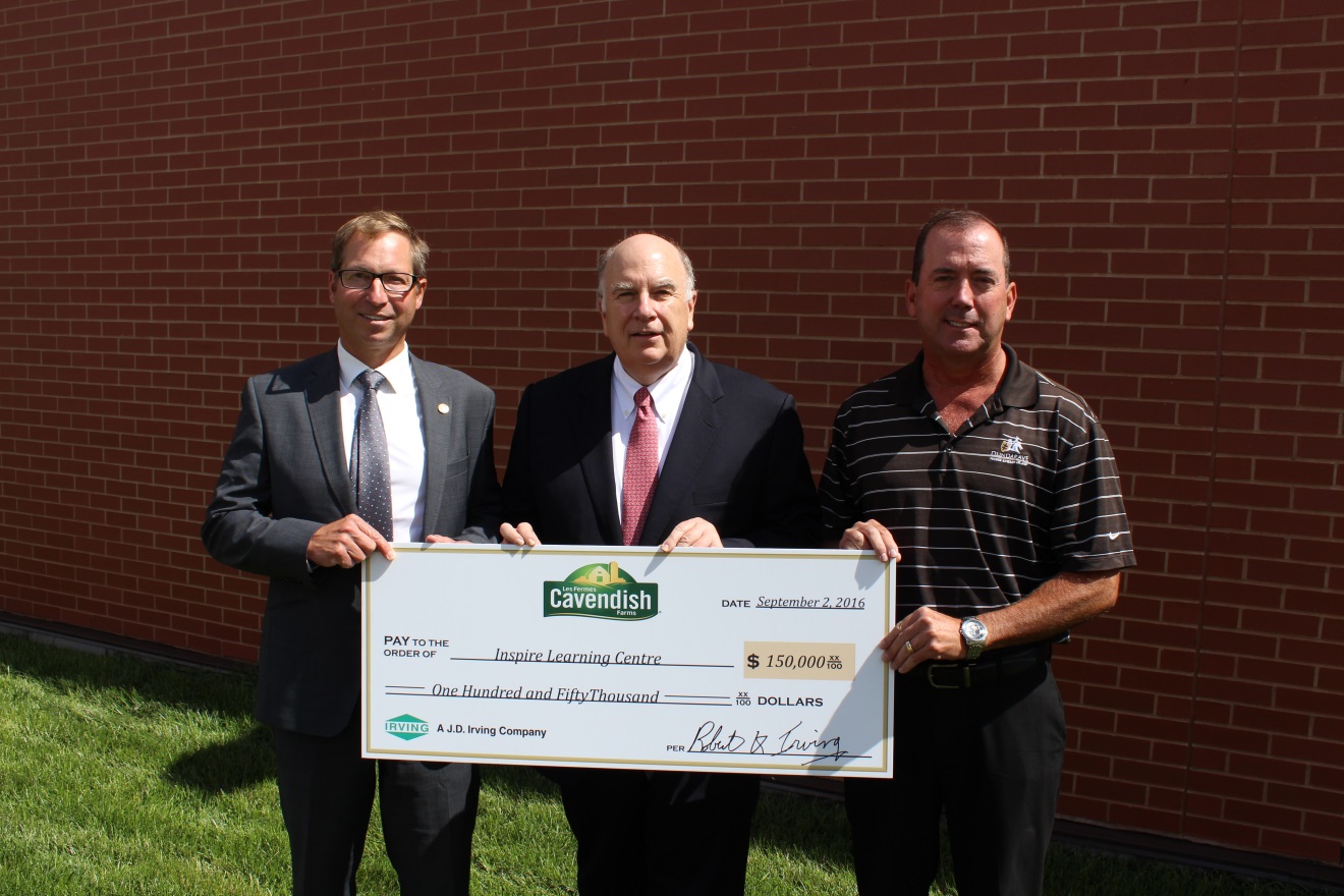 Cavendish Farms Helps Inspire Learning Centre in Summerside